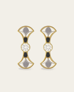 Double Lotus Earrings - Image 5