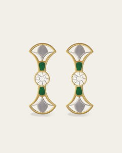 Double Lotus Earrings - Image 3