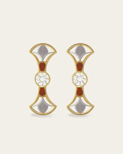 Double Lotus Earrings - Image 2