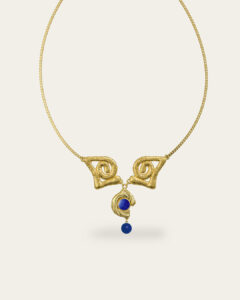onda necklace blue