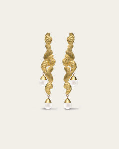 Fluva Earrings white