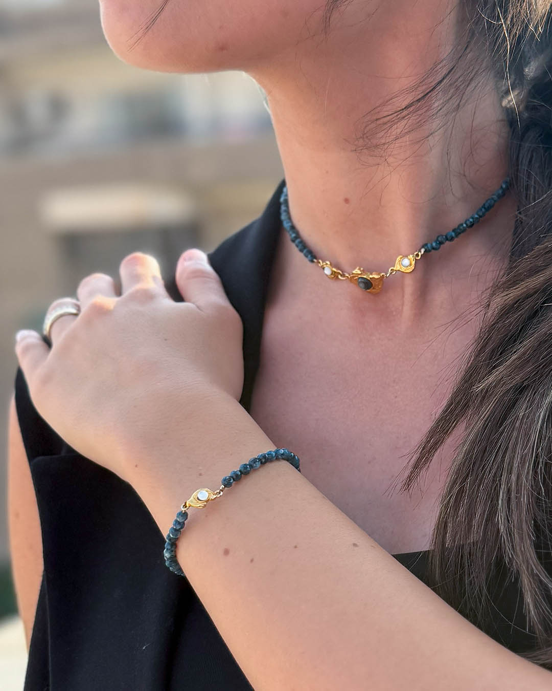 glema teal bracelet glema teal bracelet